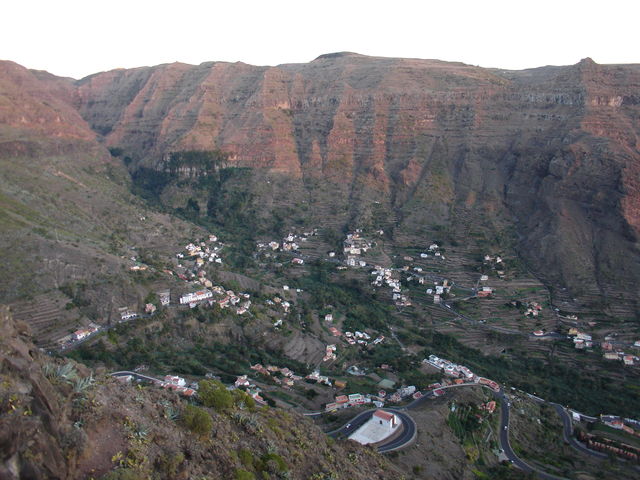 Valle Gran Rey desde el Mirador de César Manrique.