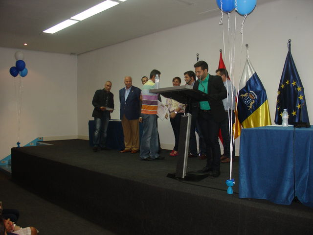 Entrega de diplomas.