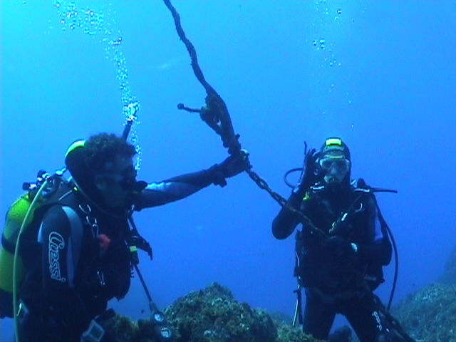 Buceando con los amigos del Hierro.