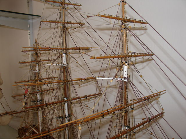 Arboladura del Cutty Sark.