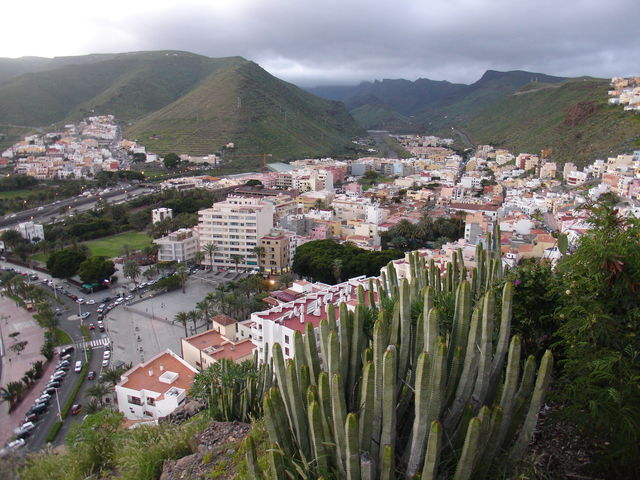 Vista panorámica de San Sebastián de La Gomera.