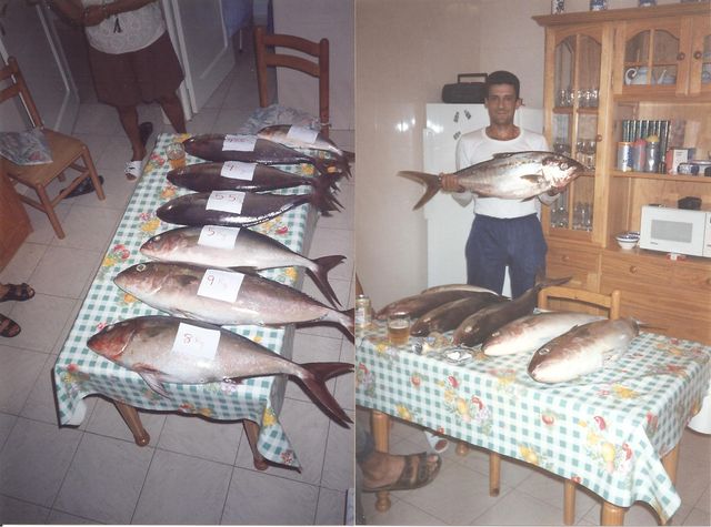 Gran día de pesca con Isidro, un artista de la pesca.